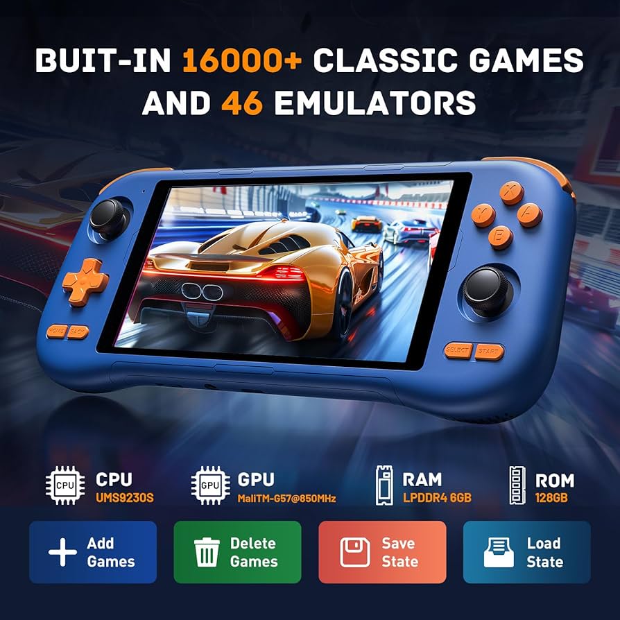 Amazon.com: Kinhank K56 Retro Handheld Game Console Built-in